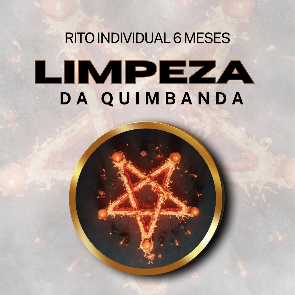 Rito de Limpeza e Descarrego no Pentagrama- Firmado por 6 meses