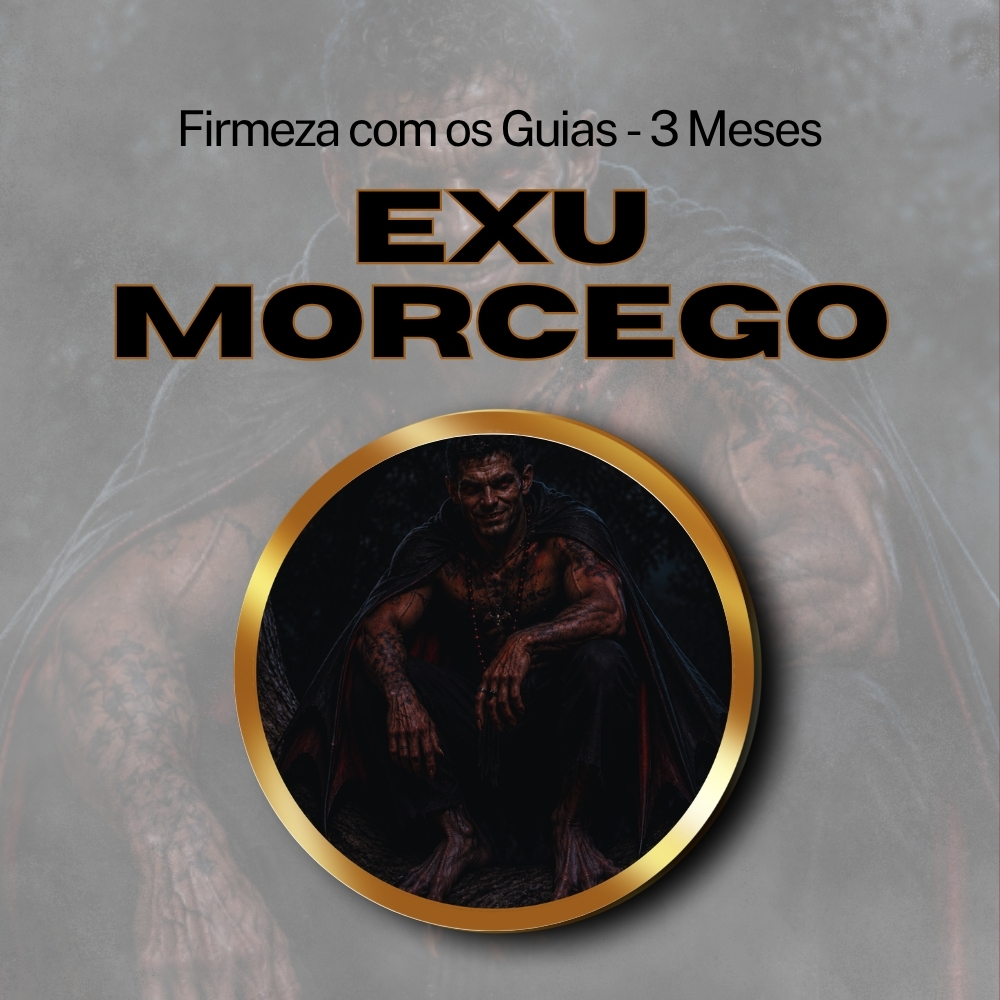 Firmeza com os Maiorais da Quimbanda Exu Morcego Firmado por 3 Meses (INDIVIDUAL)
