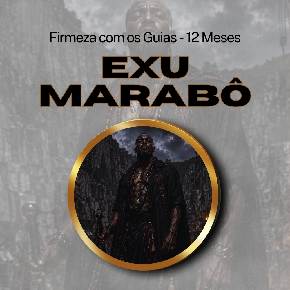 Firmeza com os Maiorais da Quimbanda Exu Marabô Firmado por 1 ANO (INDIVIDUAL)