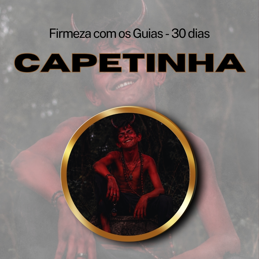 Firmeza com os Maiorais da Quimbanda (Exu Mirim Capetinha) - Firmado por 1 Mês (Coletivo)