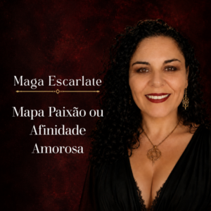 Mapa da Paixão ou Afinidade Amorosa Único <br> por Maga Escarlate